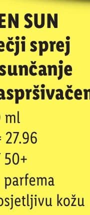 CIEN SUN CIEN SUN Dječji sprej za sunčanje s raspršivačem SPF 50+