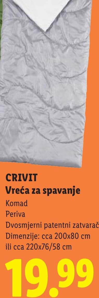 CRIVIT CRIVIT Vreća za spavanje