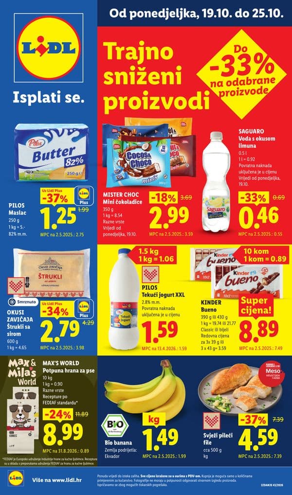Lidl katalog (19. 10. 2026. - 25. 10. 2026.)