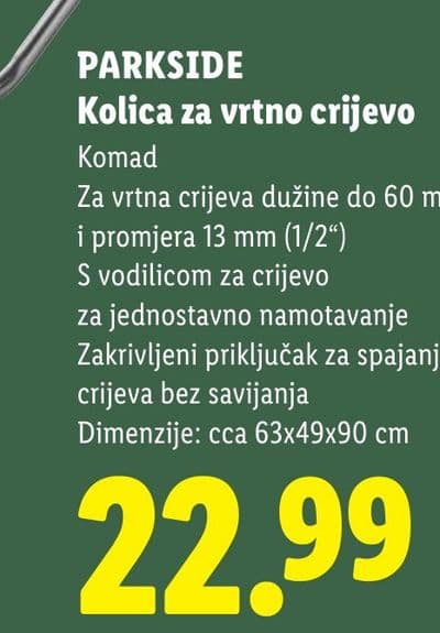 PARKSIDE PARKSIDE Kolica za vrtno crijevo