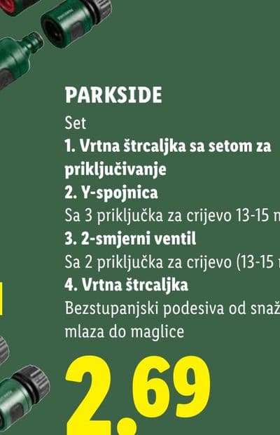 PARKSIDE PARKSIDE Set vrtnih priključaka