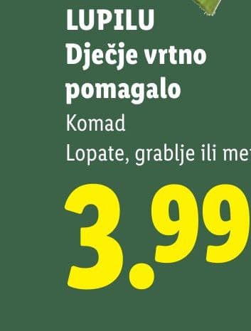 LUPILU LUPILU Dječje vrtno pomagalo