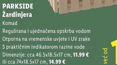 PARKSIDE PARKSIDE Žardinjera