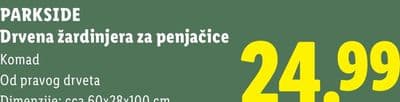 PARKSIDE PARKSIDE Drvena žardinjera za penjačice