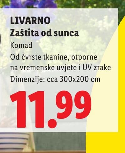 LIVARNO LIVARNO Zaštita od sunca
