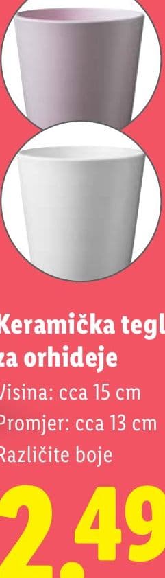 Keramička tegla za orhideje