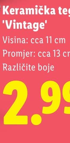 Keramička tegla 'Vintage'