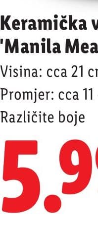 Keramička vaza 'Manila Meadow'