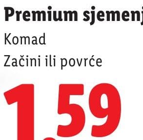 Premium sjemenje Komad Začini ili povrće