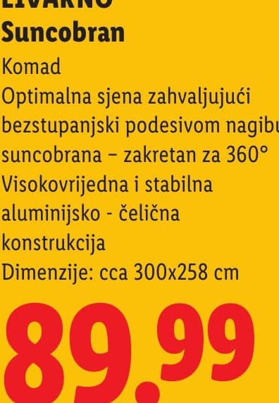LIVARNO Suncobran