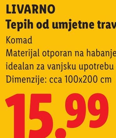 LIVARNO LIVARNO Tepih od umjetne trave