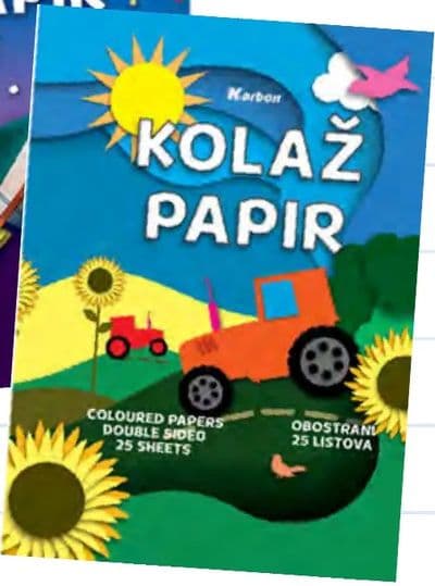 KARBON KARBON Kolaž papir