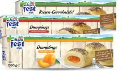 ALPENFEST Germ knedle
