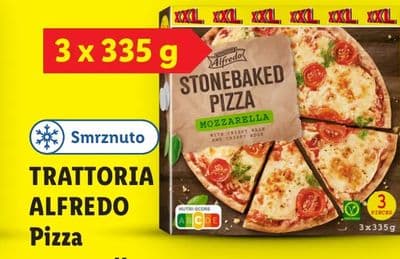 TRATTORIA ALFREDO Pizza mozzarella XXL