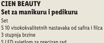 CIEN BEAUTY Set za manikuru i pedikuru