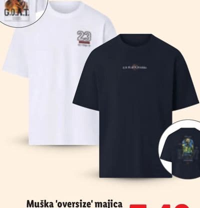Muška 'oversize' majica