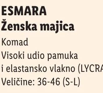 ESMARA Ženska majica
