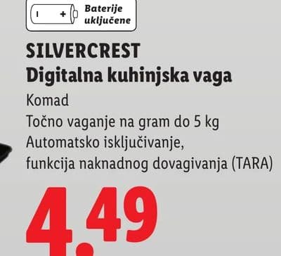 SILVERCREST Digitalna kuhinjska vaga
