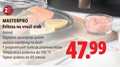 MASTERPRO Friteza na vrući zrak