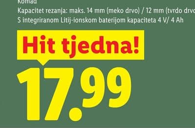 PARKSIDE Aku vrtne škare