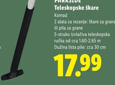 PARKSIDE Teleskopske škare