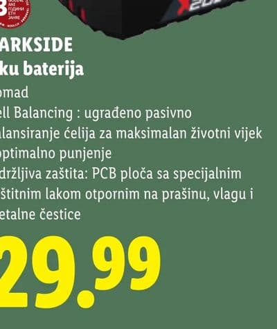 PARKSIDE Aku baterija