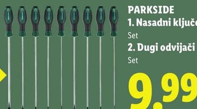 PARKSIDE Nasadni ključevi i Dugi odvijači