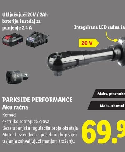 PARKSIDE PERFORMANCE Aku račna