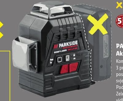 PARKSIDE Aku laser za križne linije