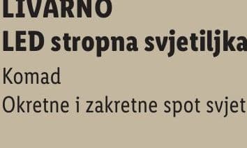 LIVARNO LED stropna svjetiljka