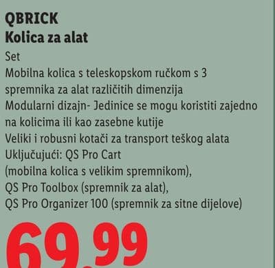 QBRICK QBRICK Kolica za alat