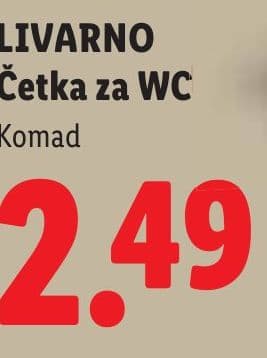 LIVARNO Četka za WC