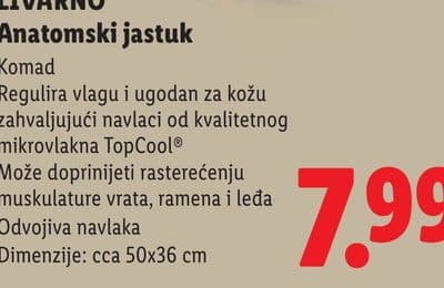 LIVARNO Anatomski jastuk