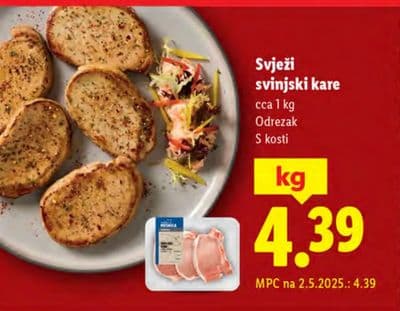 Svježi svinjski kare