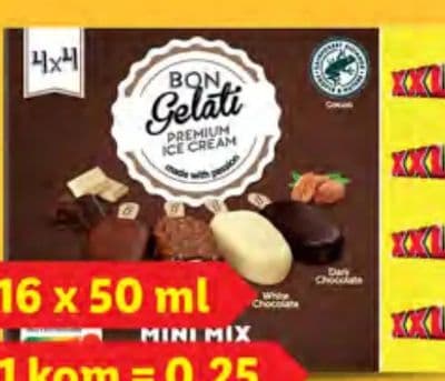 BON GELATI Mini miks sladoled XXL