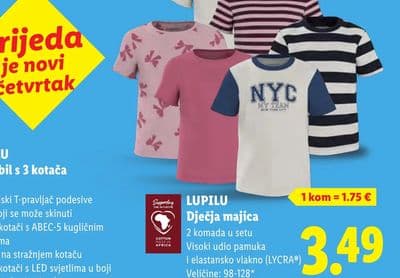 LUPILU Dječja majica