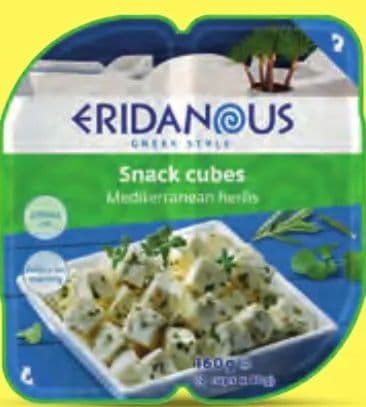 ERIDANOUS ERIDANOUS Meki kravlji sir u kockama s mediteranskim začinima
