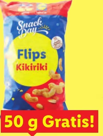 SNACK DAY SNACK DAY Flips s kikirikijem XXL