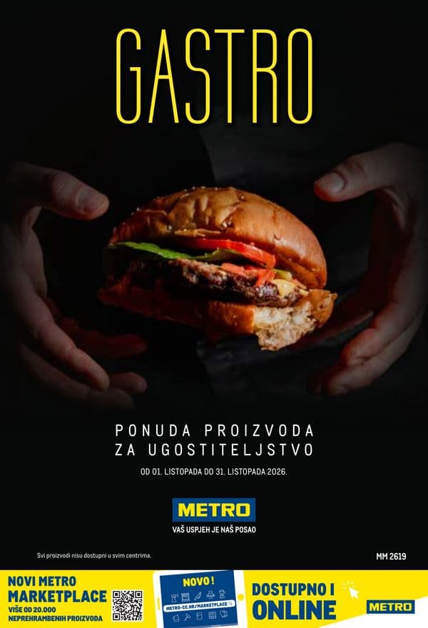 Metro Gastro katalog (01. 10. 2026. - 31. 10. 2026.)
