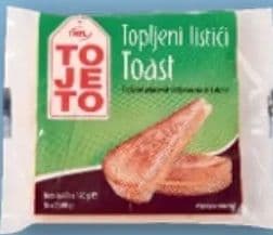 ToJeTo Topljeni listići toast