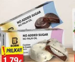 Born Winner Keks bez šećera vrhnje, Choco Brownie