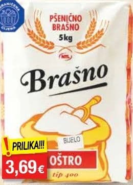 Ntl Brašno pšenično T-400 oštro