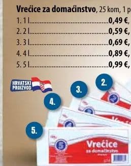 Vrećice za domaćinstvo
