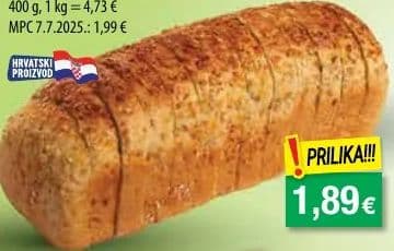 Kruh kukuruzni sa sjemenkama