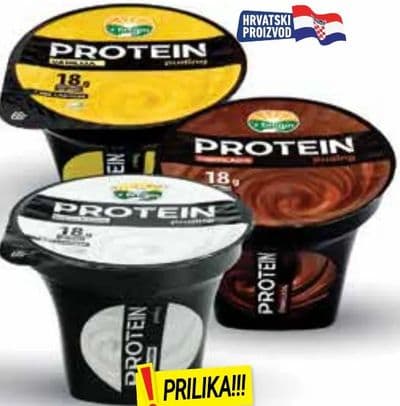 Puding protein čokolada, vanilija, kokos-badem