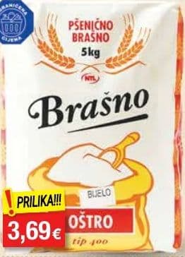NTL Brašno pšenično T-400 oštro