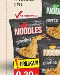 Juha instant noodles govedina