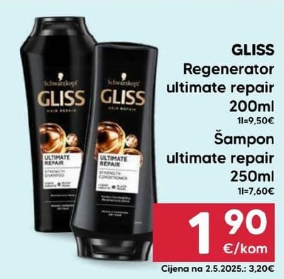 GLISS GLISS Regenerator ultimate repair 200ml