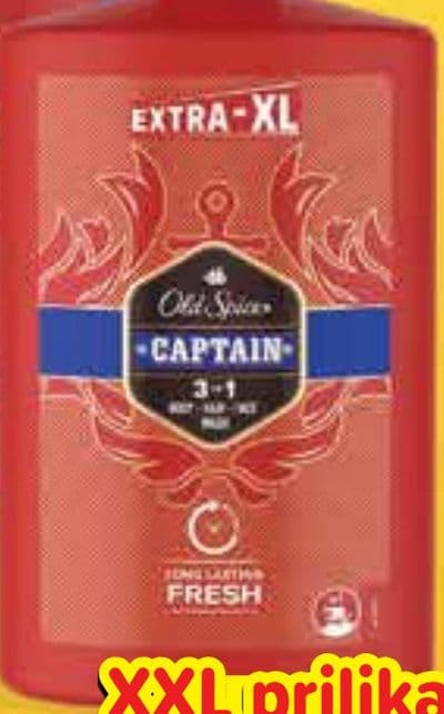 OLD SPICE Gel za tuširanje Captain, Whitewater ili Cold spice
