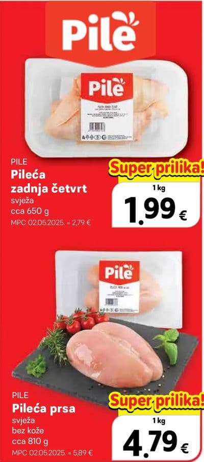 Pile Pileća zadnja četvrt